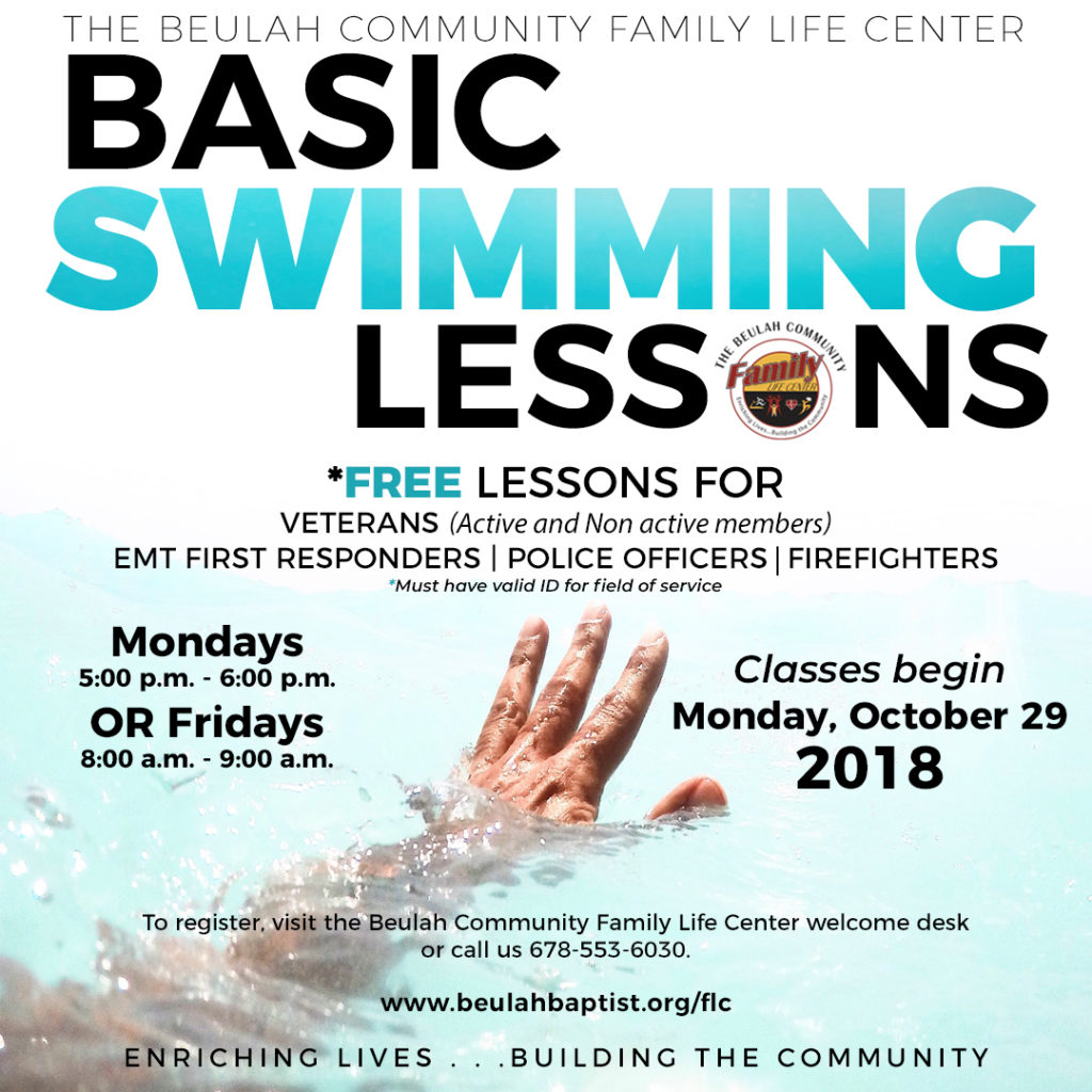 Veterans!! Offered Free Basic Swimming Lessons The Beulah Community